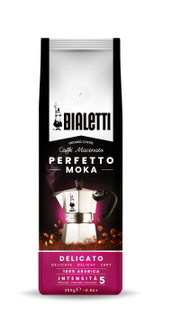 Bialetti Perfetto Moka Delicato, Kaffee gemahlen