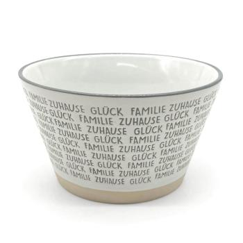 Müslischale "Glück, Familie, Zuhause"