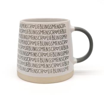 Tasse mit Henkel "Lieblingsmensch"