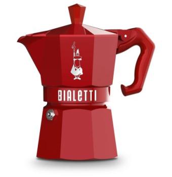 Bialetti Exclusive Moka Express rot, 3 Tassen