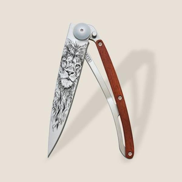 Deejo Taschenmesser 37g Korallenholz Löwe Deejo Taschenmesser 37g Korallenholz Löwe