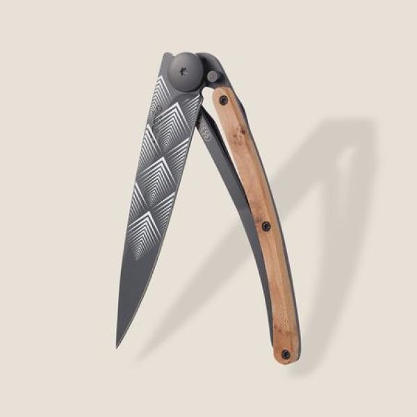 Deejo Taschenmesser 37g Wacholderholz Art Deco Deejo Taschenmesser 37g Wacholderholz Art Deco