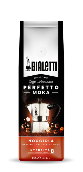 Bialetti Perfetto Moka Nocciola, Kaffee gemahlen Bialetti Perfetto Moka Nocciola, Kaffee gemahlen