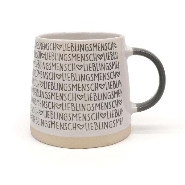 Tasse mit Henkel "Lieblingsmensch" Tasse mit Henkel "Lieblingsmensch"