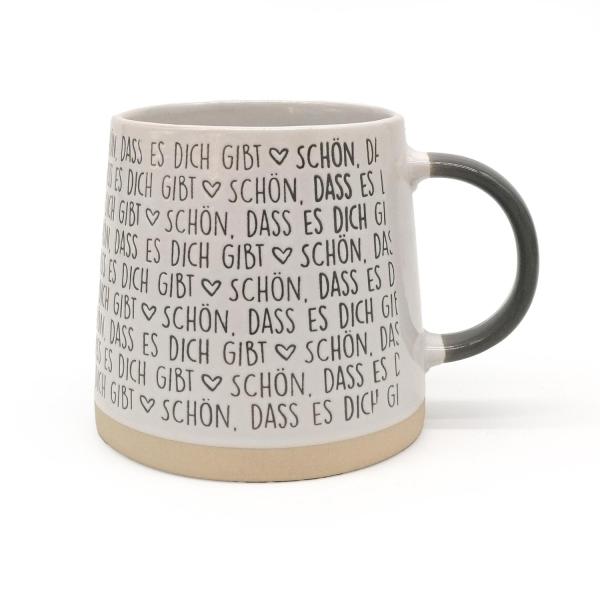 Tasse mit Henkel: Schön, dass es dich gibt