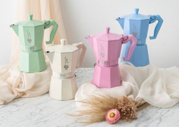 Bialetti Exclusive Moka Express pink, 3 Tassen